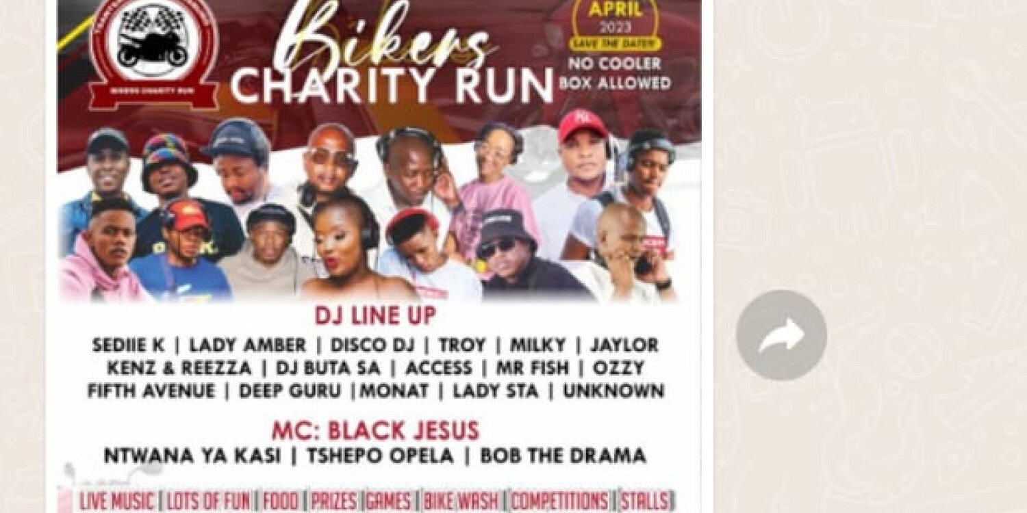 Tsantsabane Postmasburg Bikers Charity Run 