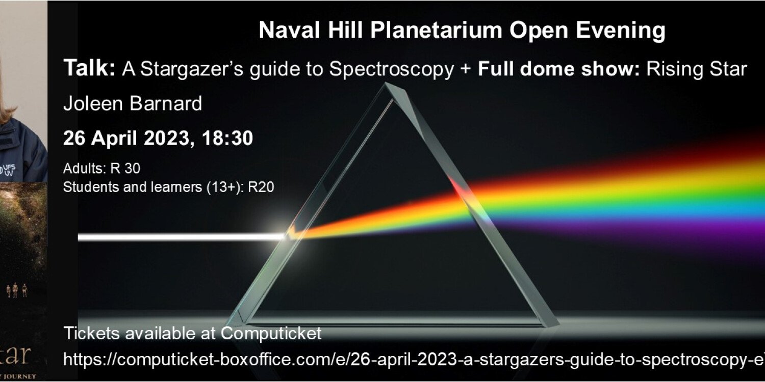 26 April 2023: A Stargazer’s guide to Spectroscopy 