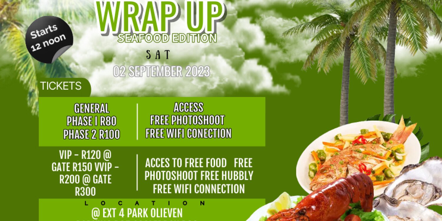 Wrap up seafood edition