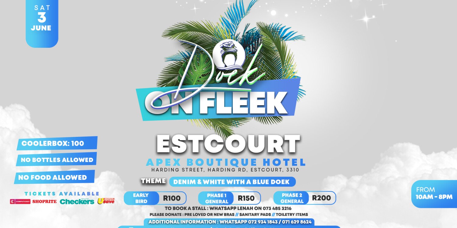 Doek On Fleek Denim & White Picnic Estcourt