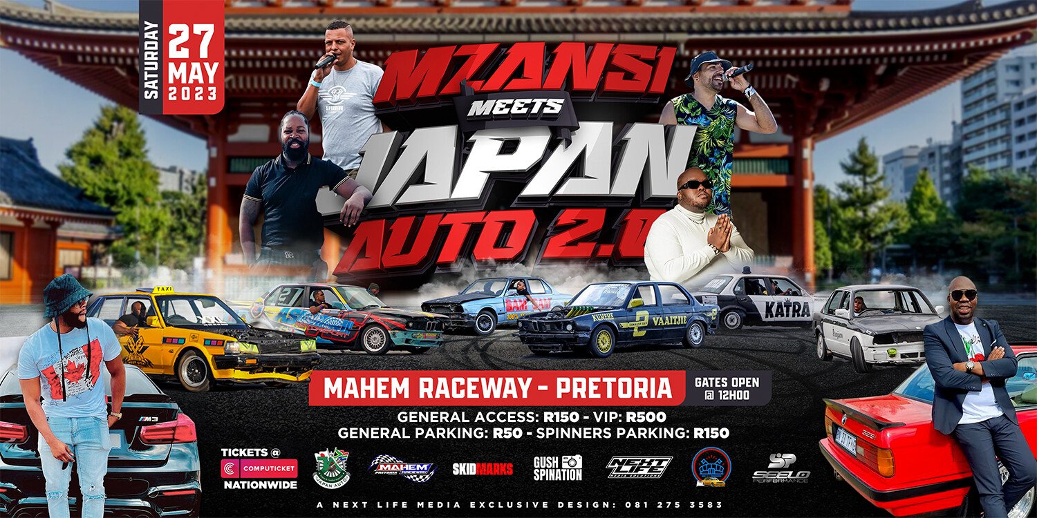 MZANSI MEETS JAPAN AUTO 2.0 SPIN SHOW Computicket BoxOffice