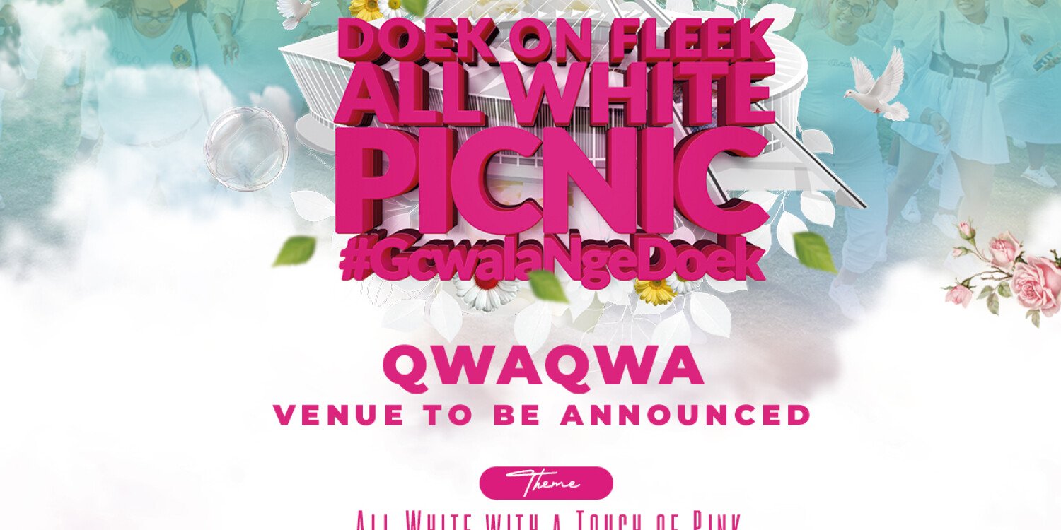 Doek On Fleek All White  Womens Picnic - Qwaqwa