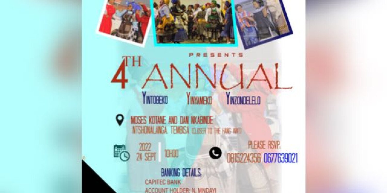 Ubuhle Bomtshakazi 4th Annual event 