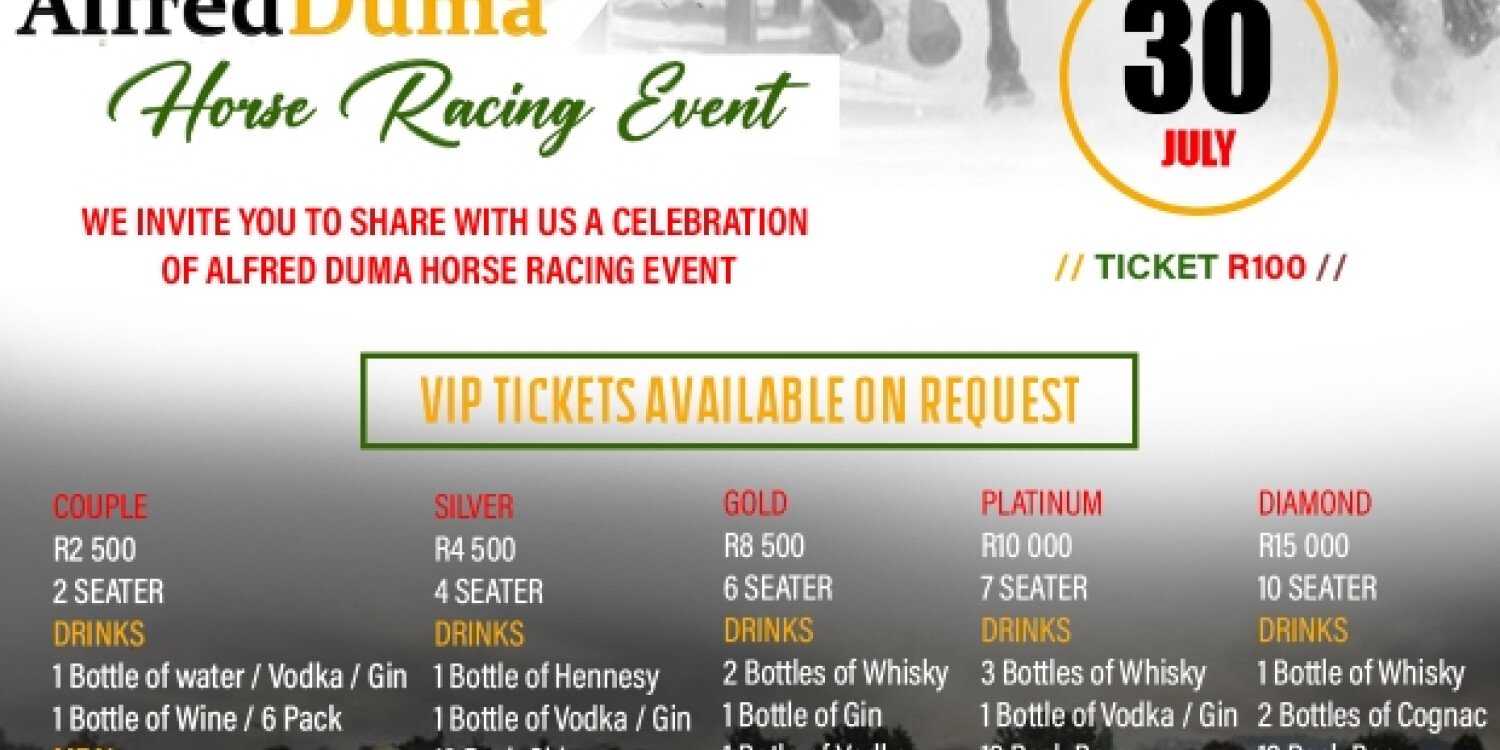 Alfred Duma Horse Racing Event