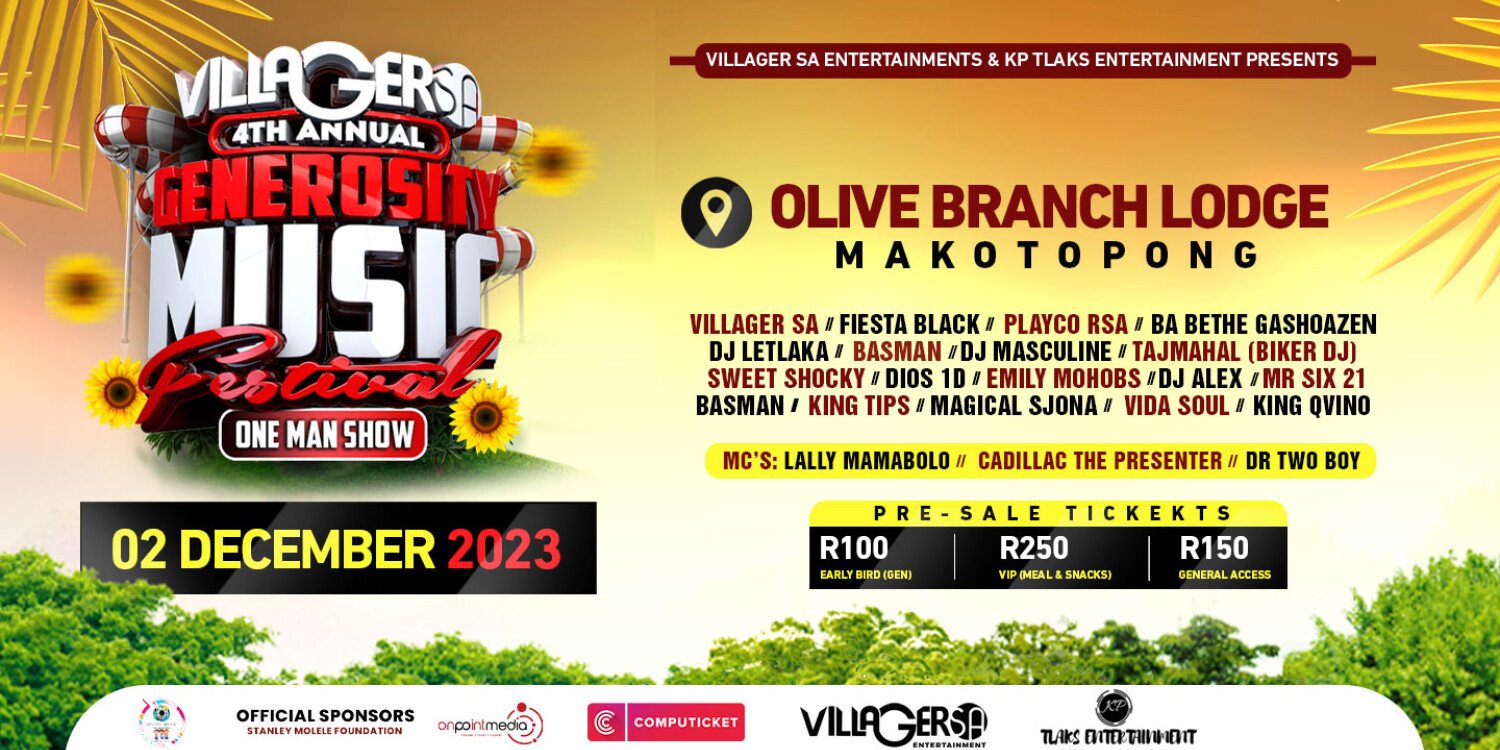 Villager SA 4th Annual Generosity Music Festival