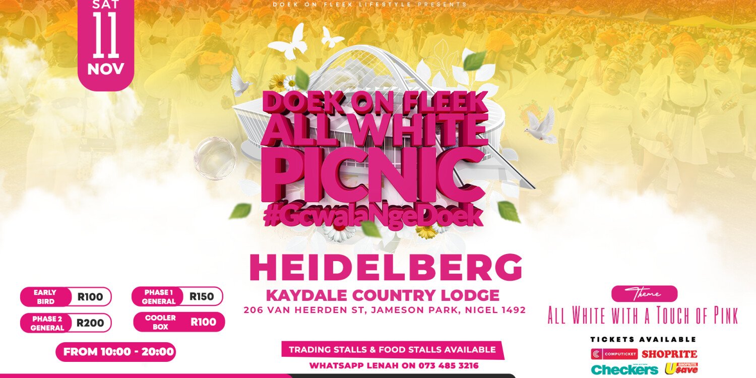 Doek On Fleek All White+ Pink Doek HEIDELBERG