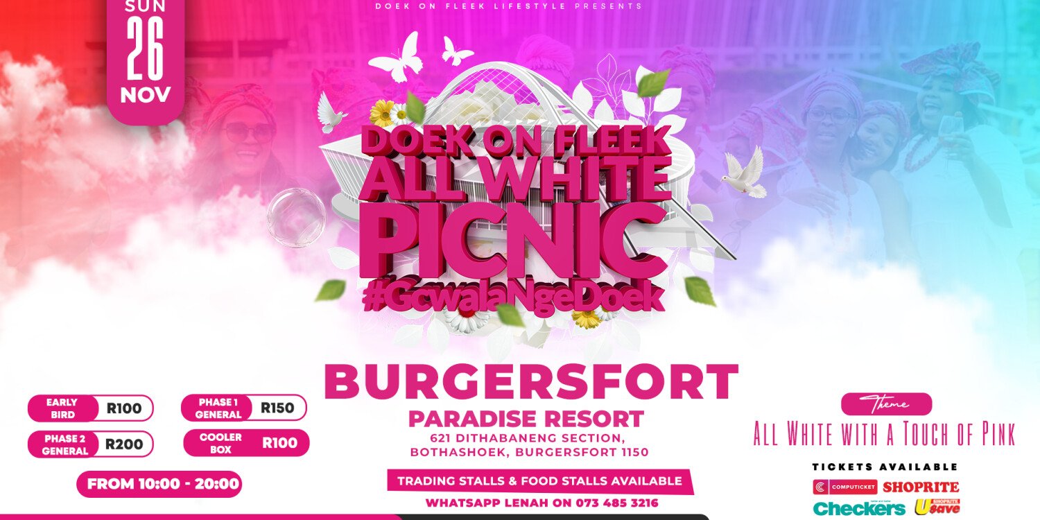 Doek On Fleek All White Picnic - BURGERSFORT