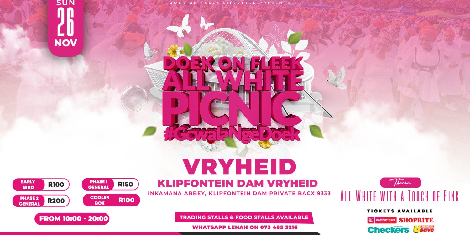 Doek On Fleek All White Picnic Vryheid