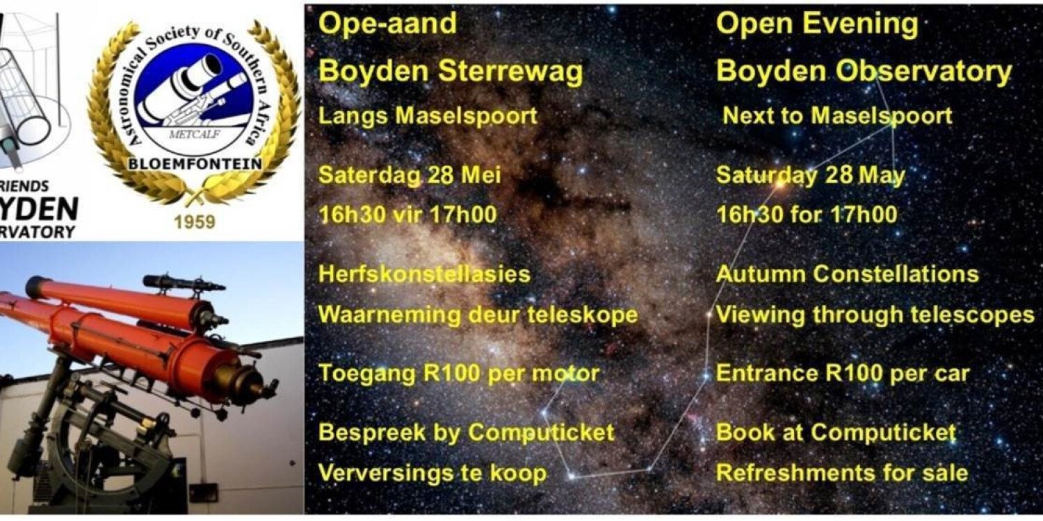 Boyden Open Evening: Autumn Constellations 