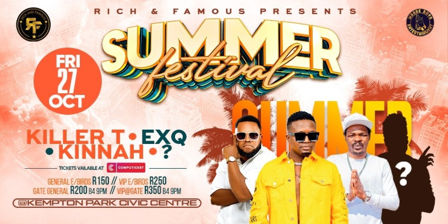 Summer Festival-Killer T,Ex, Kinnah & ???- Kempton Park Edition