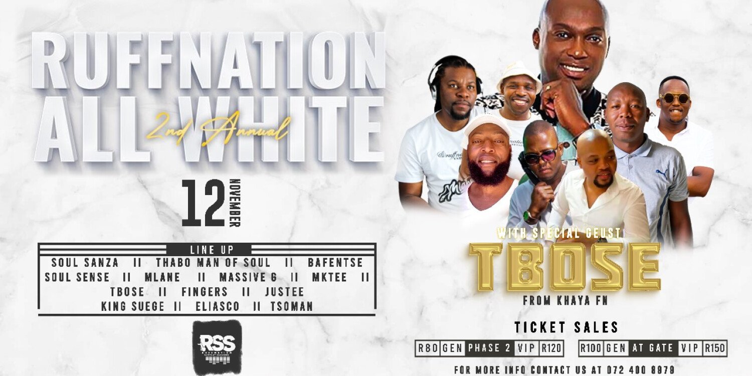 Ruffnation All White Second Annual Event