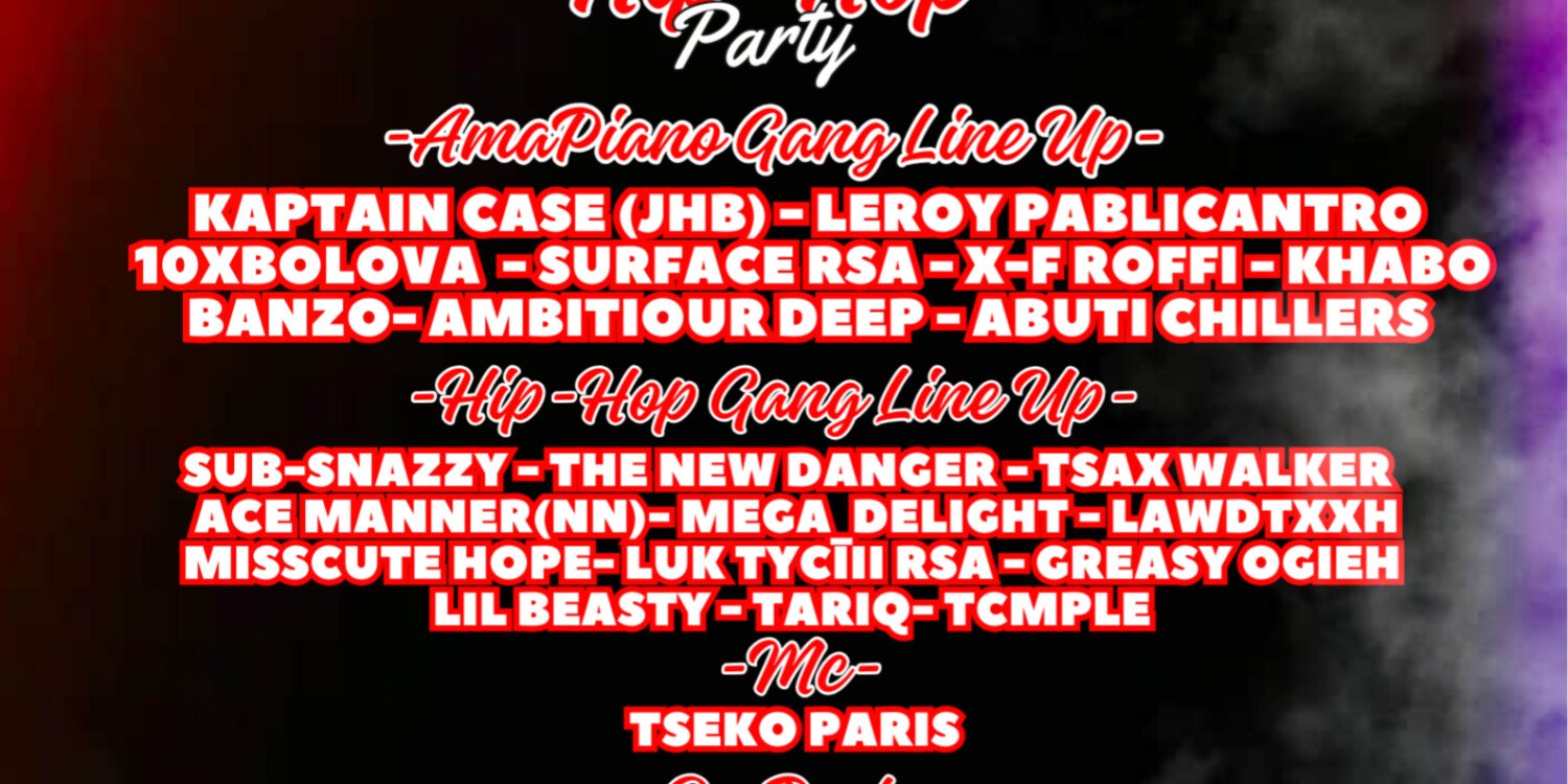 AmaPianoVsHipHopParty