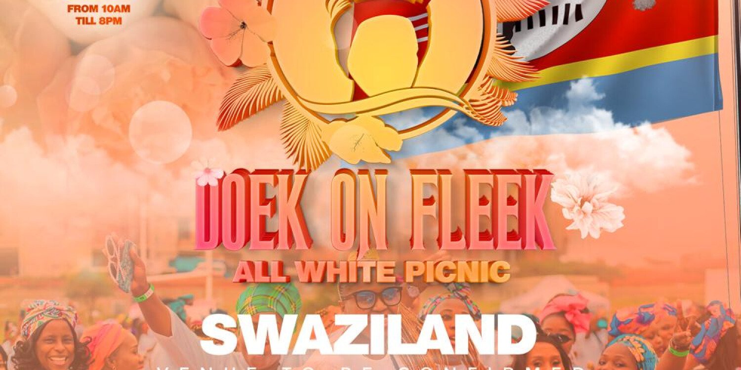 Doek On Fleek All White Picnic in Swaziland