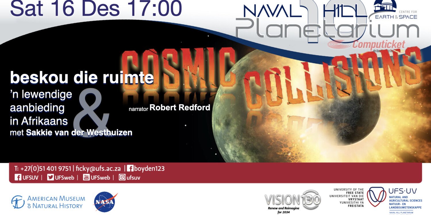 16 Desember 2023: Cosmic Collisions (Afr)