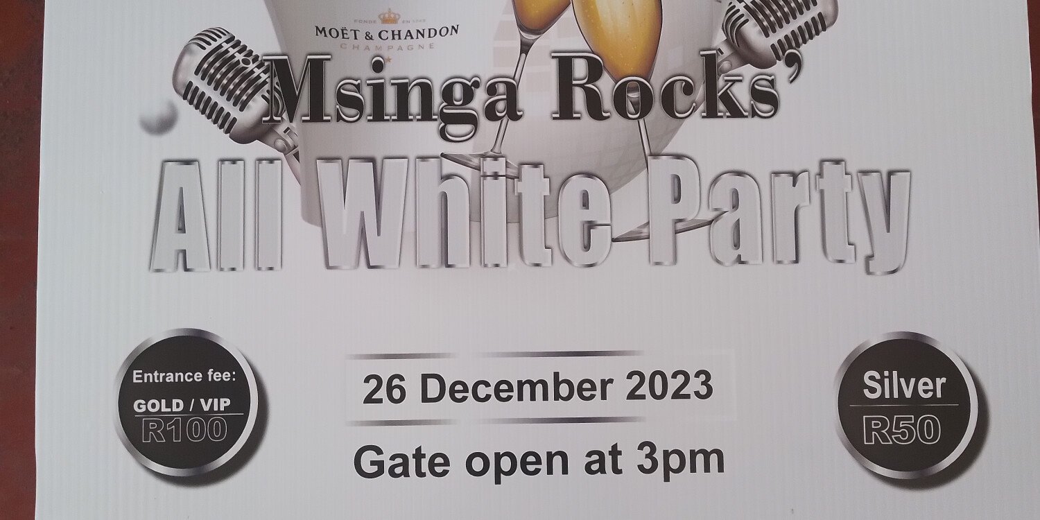 Msinga Rocks All White Party
