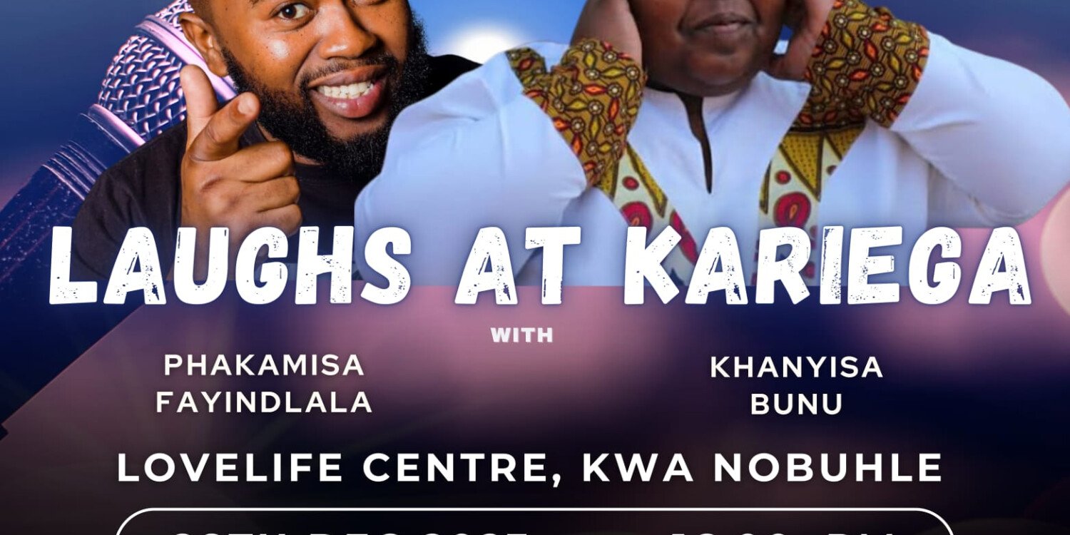 Laughs at Kariega Comedy Show. 