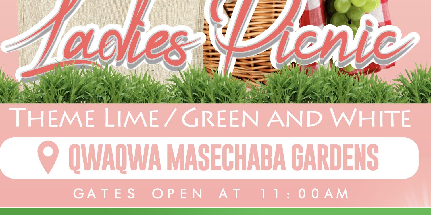 GREEN AND WHITE LADIES PICNIC QWAQWA 