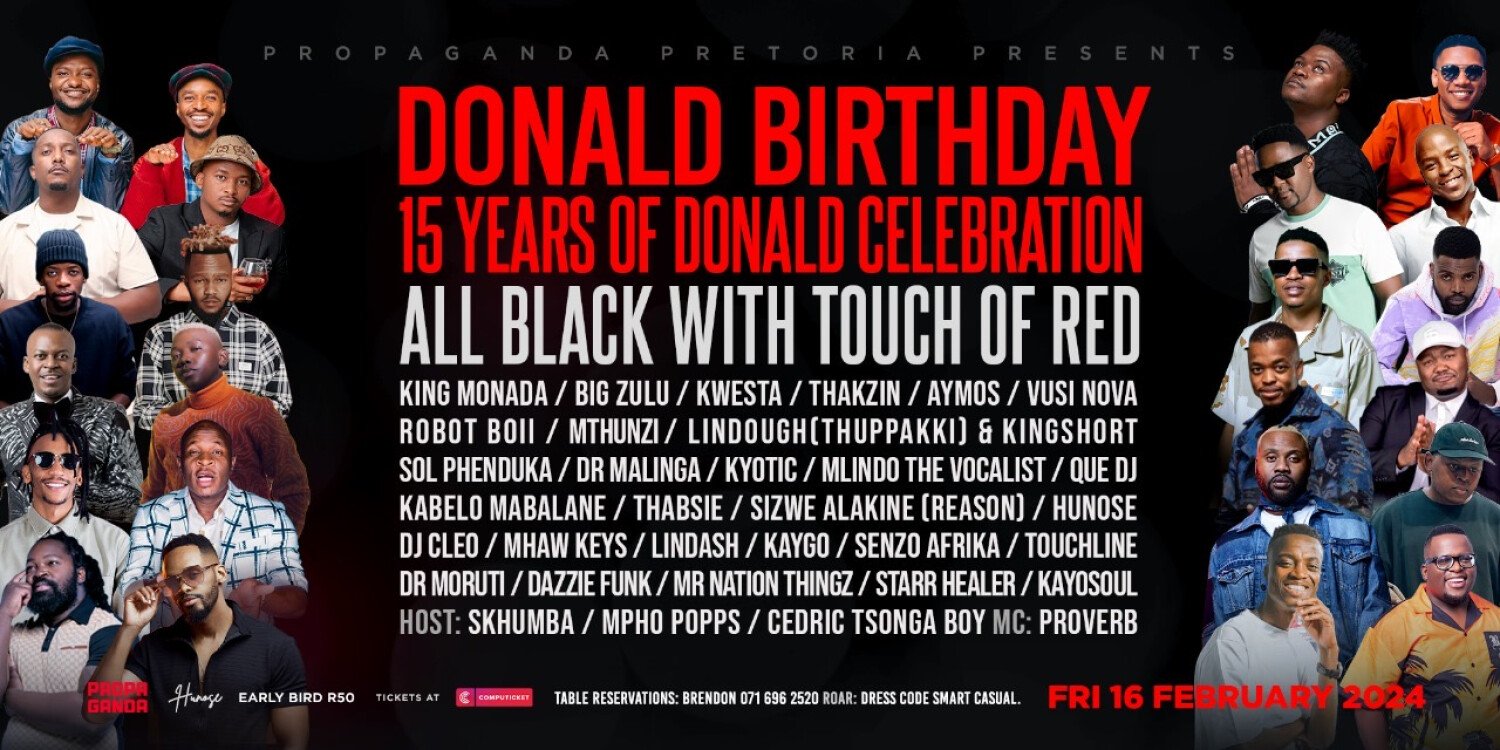 DONALD BIRTHDAY 15 YEARS OF DONALD