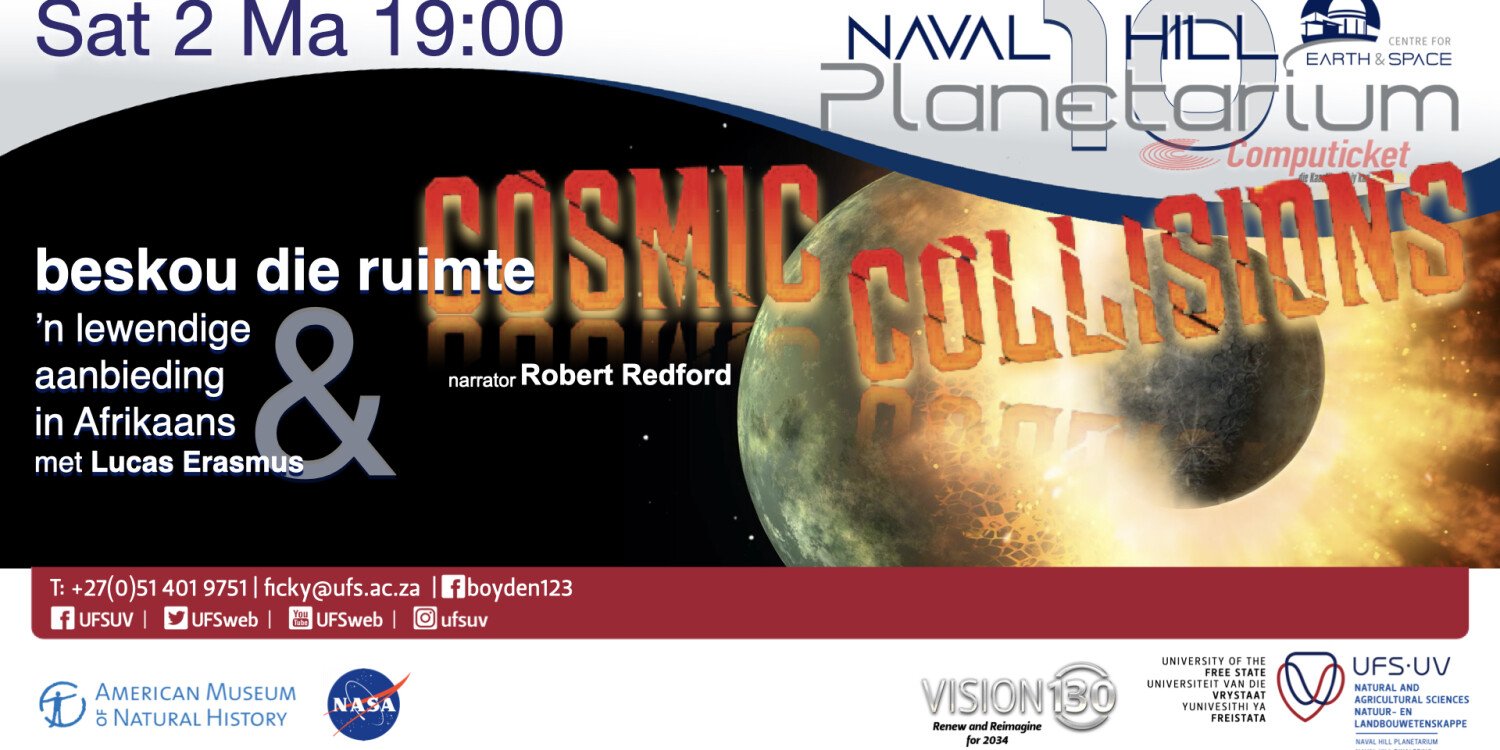 2 Maart 2024: Cosmic Collisions (Afr) 