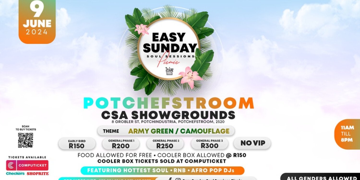 Easy Sunday Soul Sessions Picnic Potchefstroom - Computicket BoxOffice
