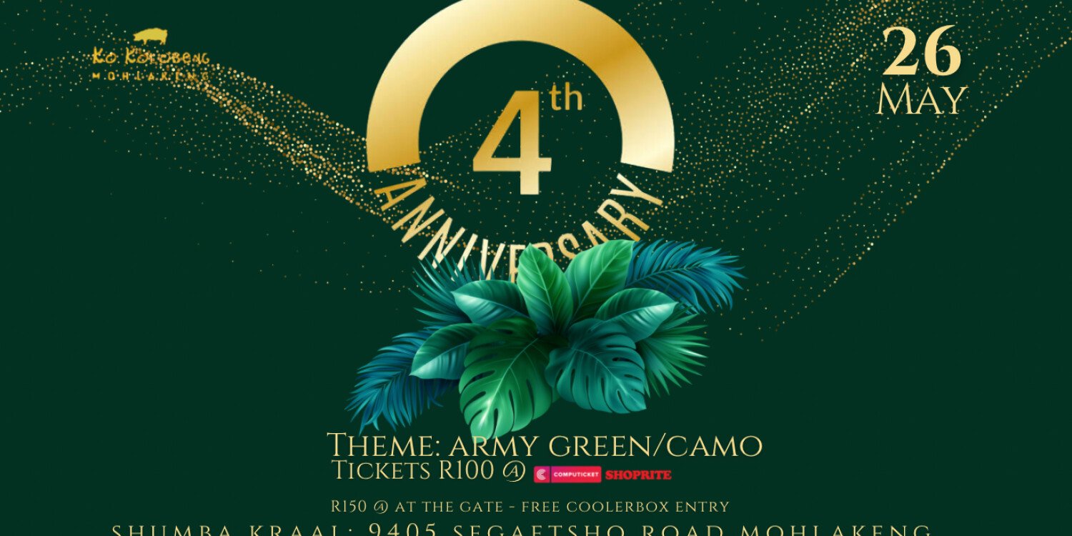 Ko Kolobeng 4th Anniversary Celebration 