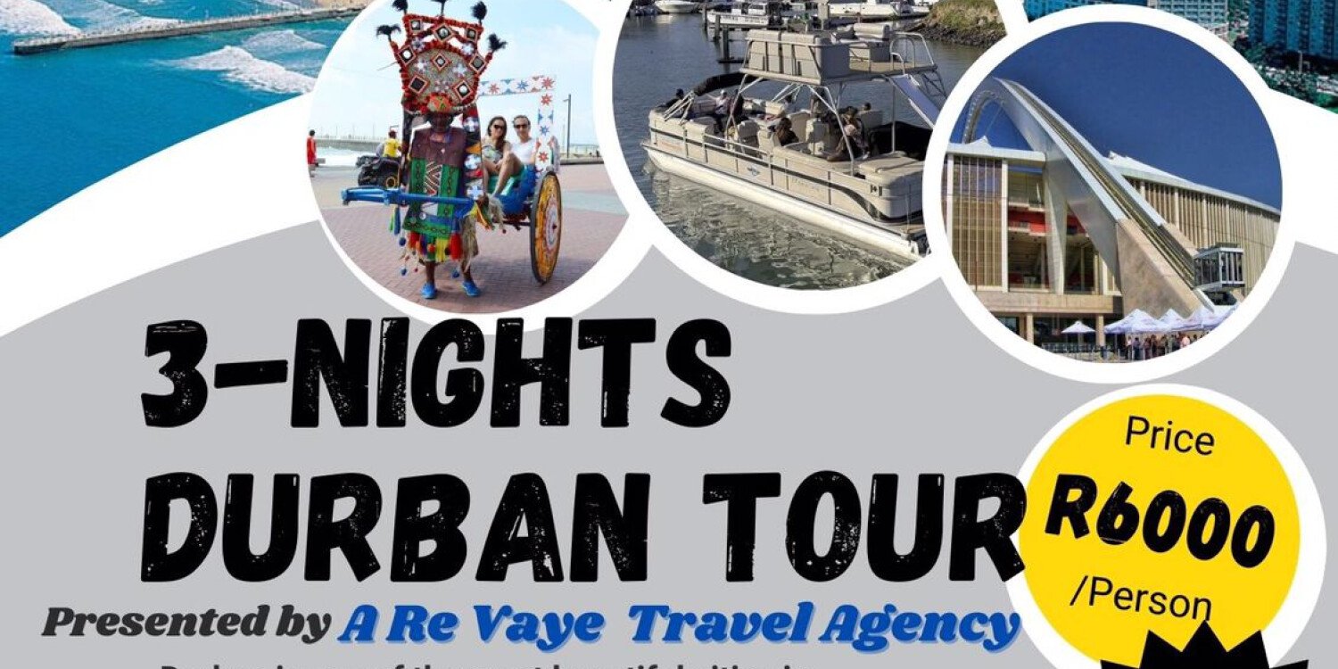 3 Nights Durban Tour Deposit 