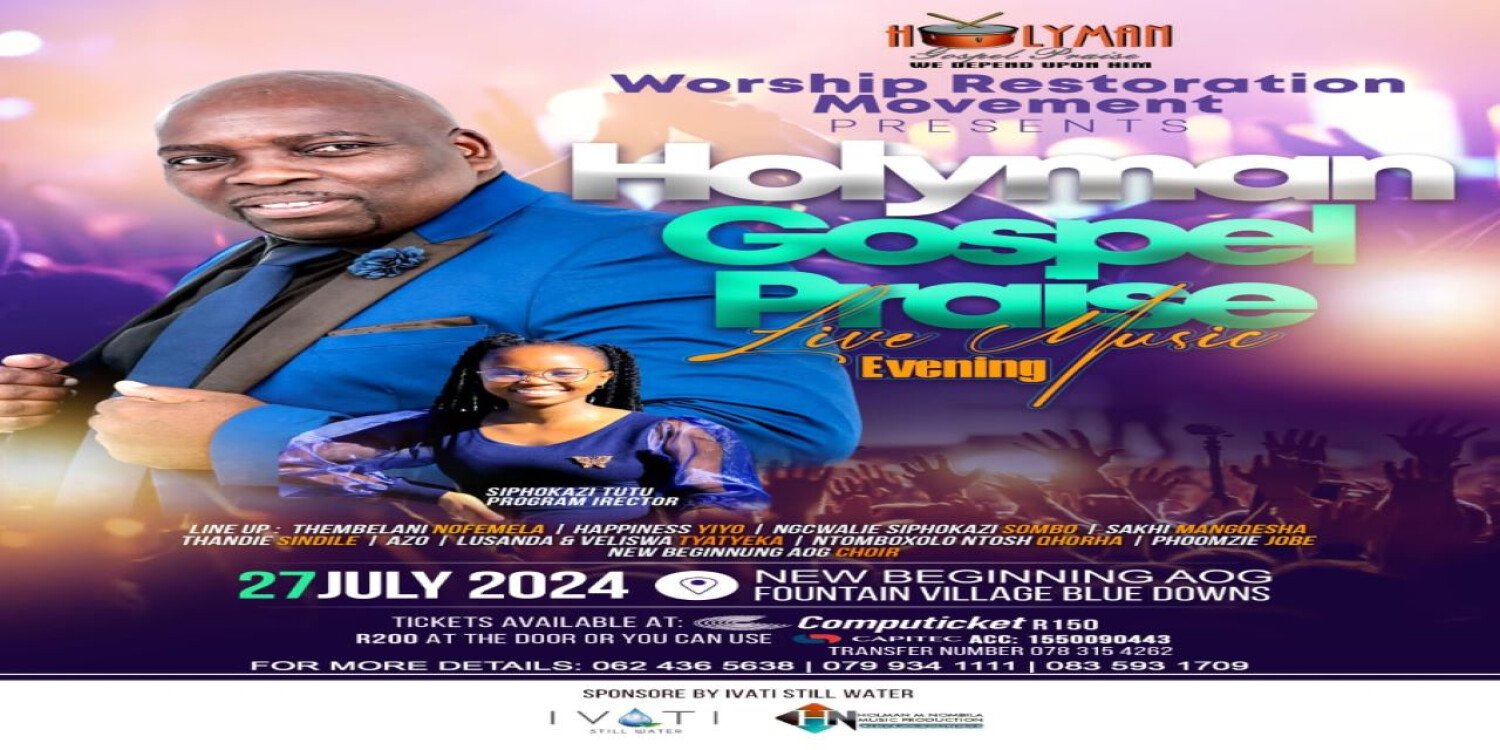 Holyman Gospel Praise Live Music Evening