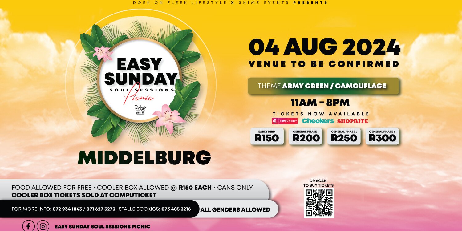 Easy Sunday Soul Sessions Picnic Middleburg - Computicket BoxOffice