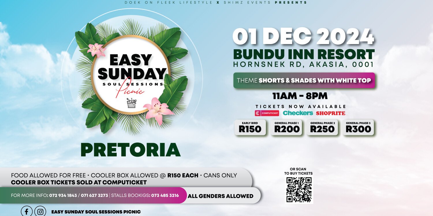 Easy Sunday Soul Sessions Picnic Pretoria - Computicket BoxOffice
