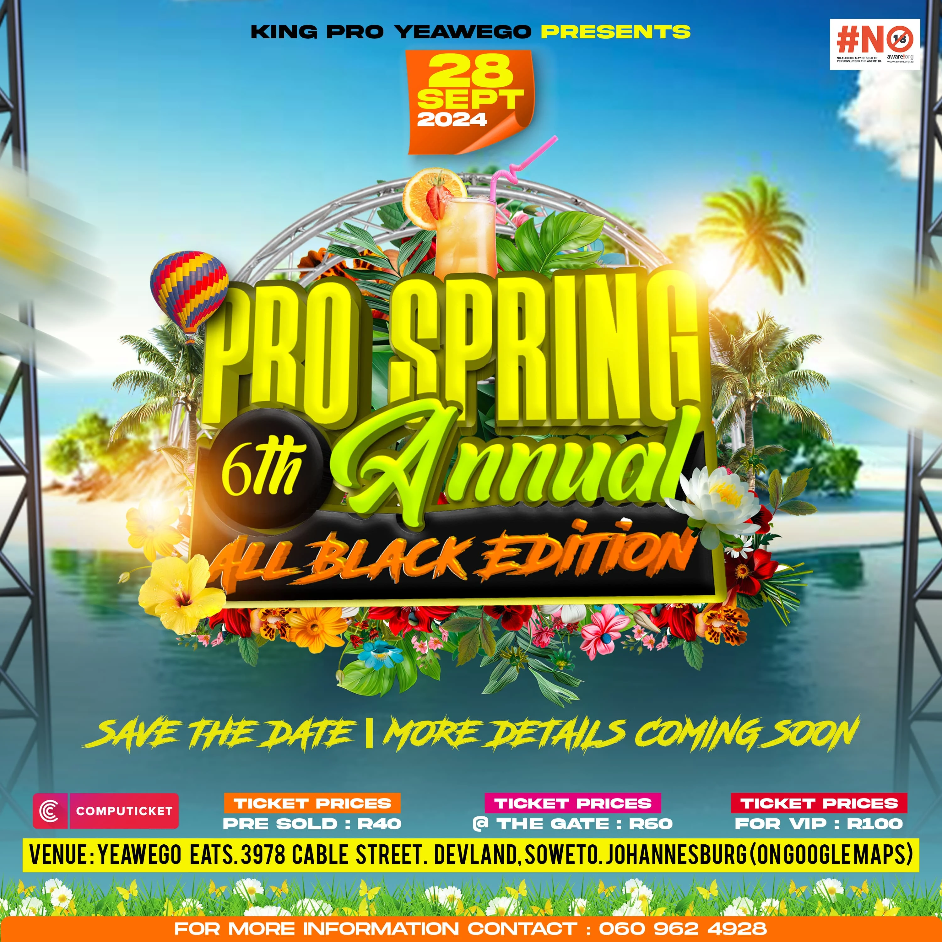 Pro Spring 6th Annual All Black Party 