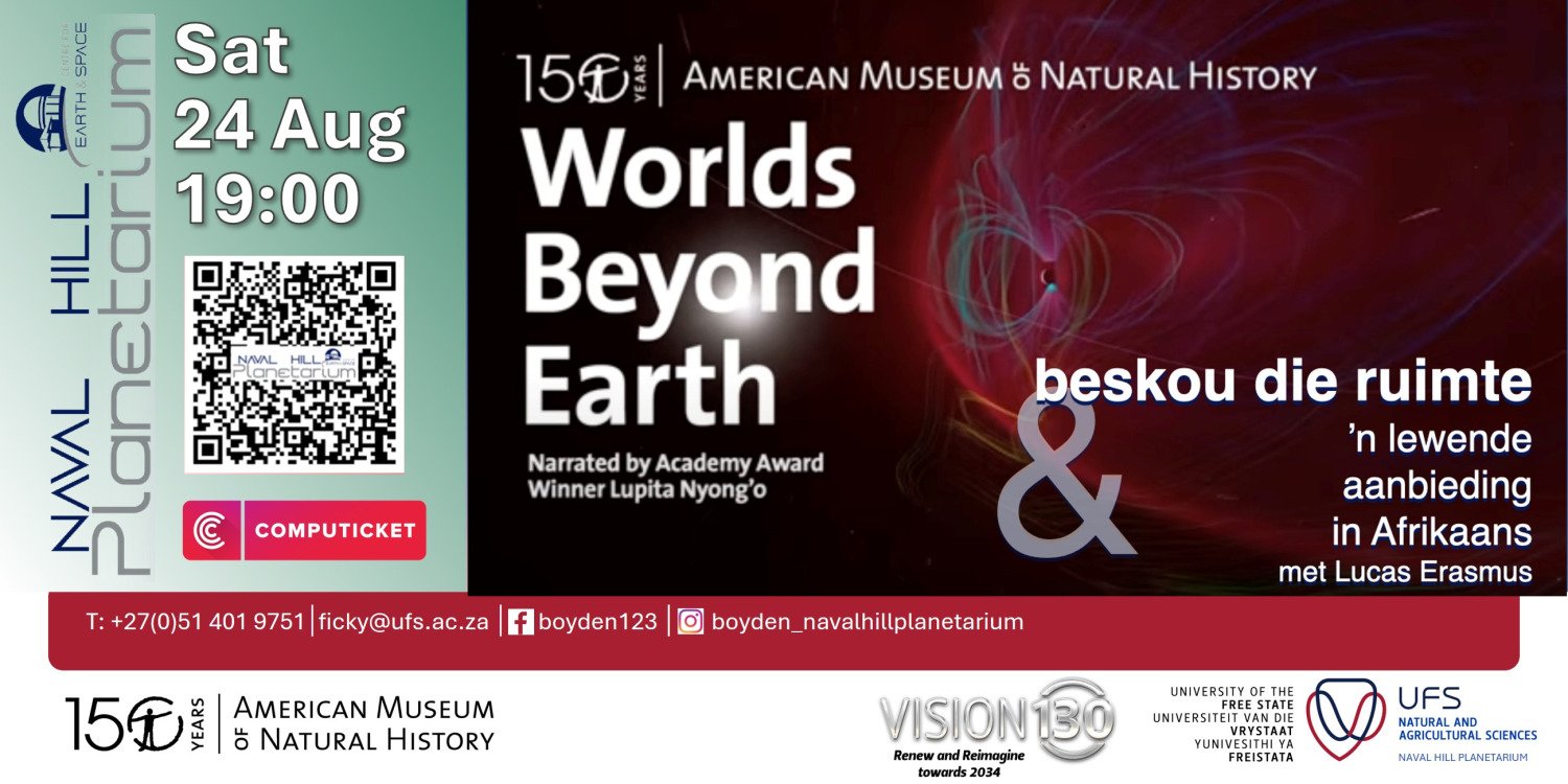 24 Augustus 2024: Worlds beyond Earth (Afr) 