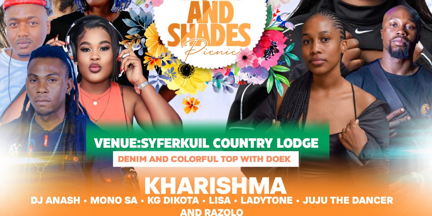 Ladies picnic with doek and shades 