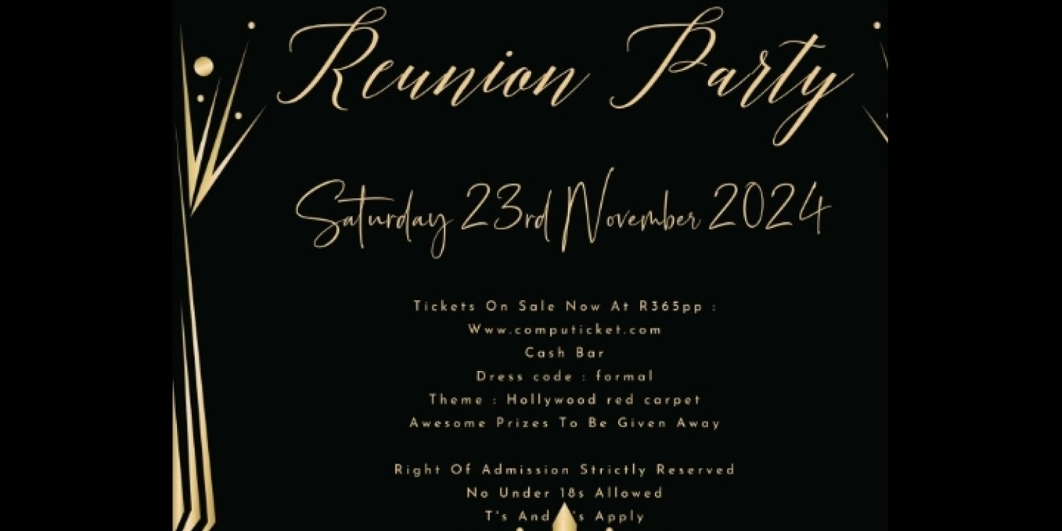  Reunion Party 23rd November 2024