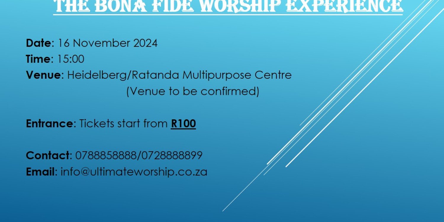 The Bonafide Worship Experience 