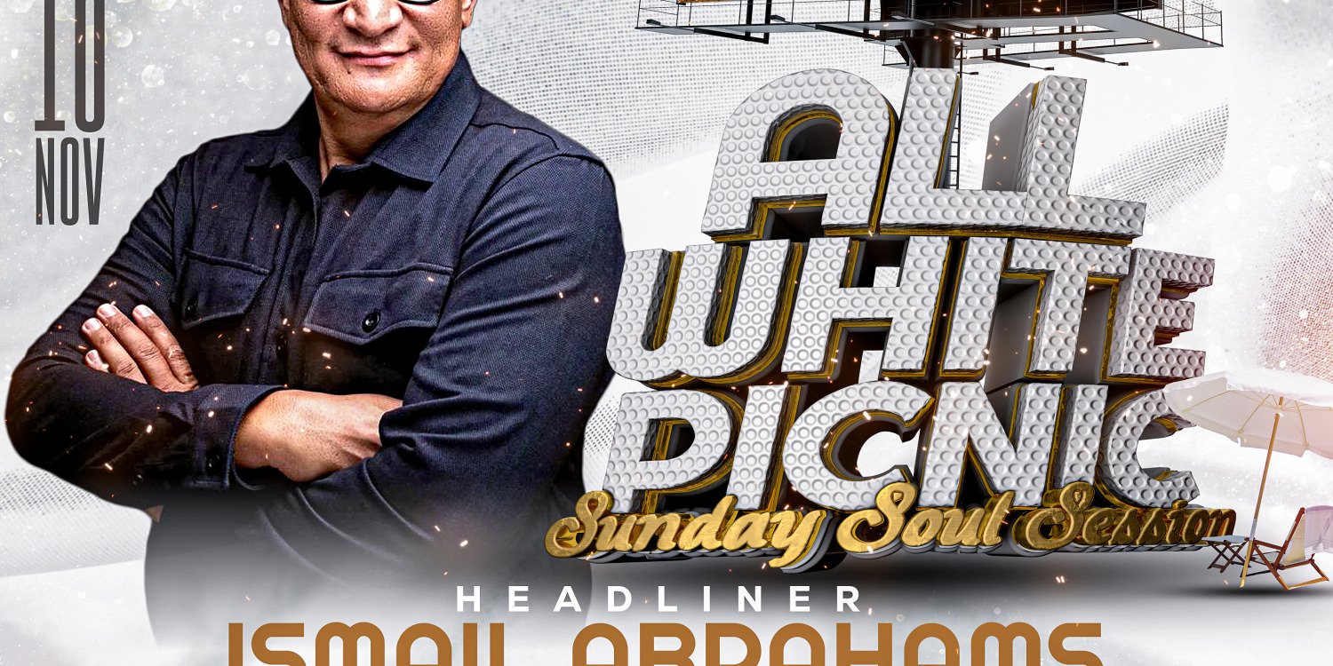 All white Picnic Sunday Soul Session