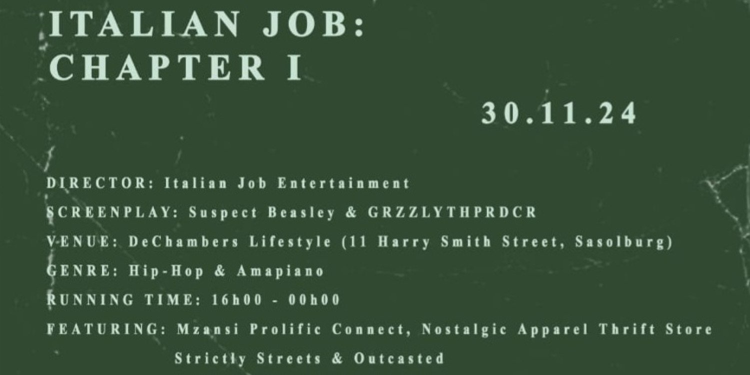 Italian Job:Chapter I