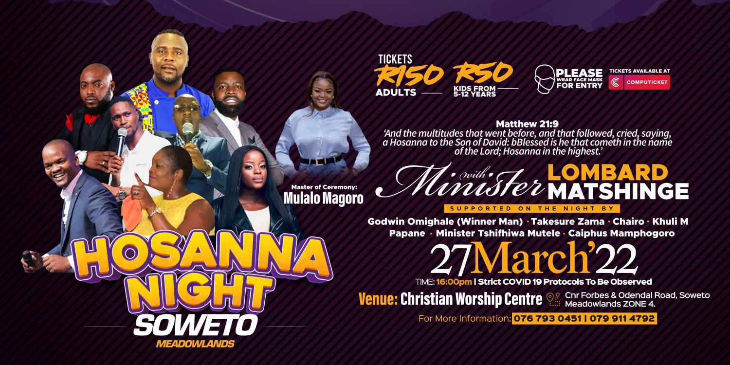 Hosanna Night Soweto - Meadowlands 