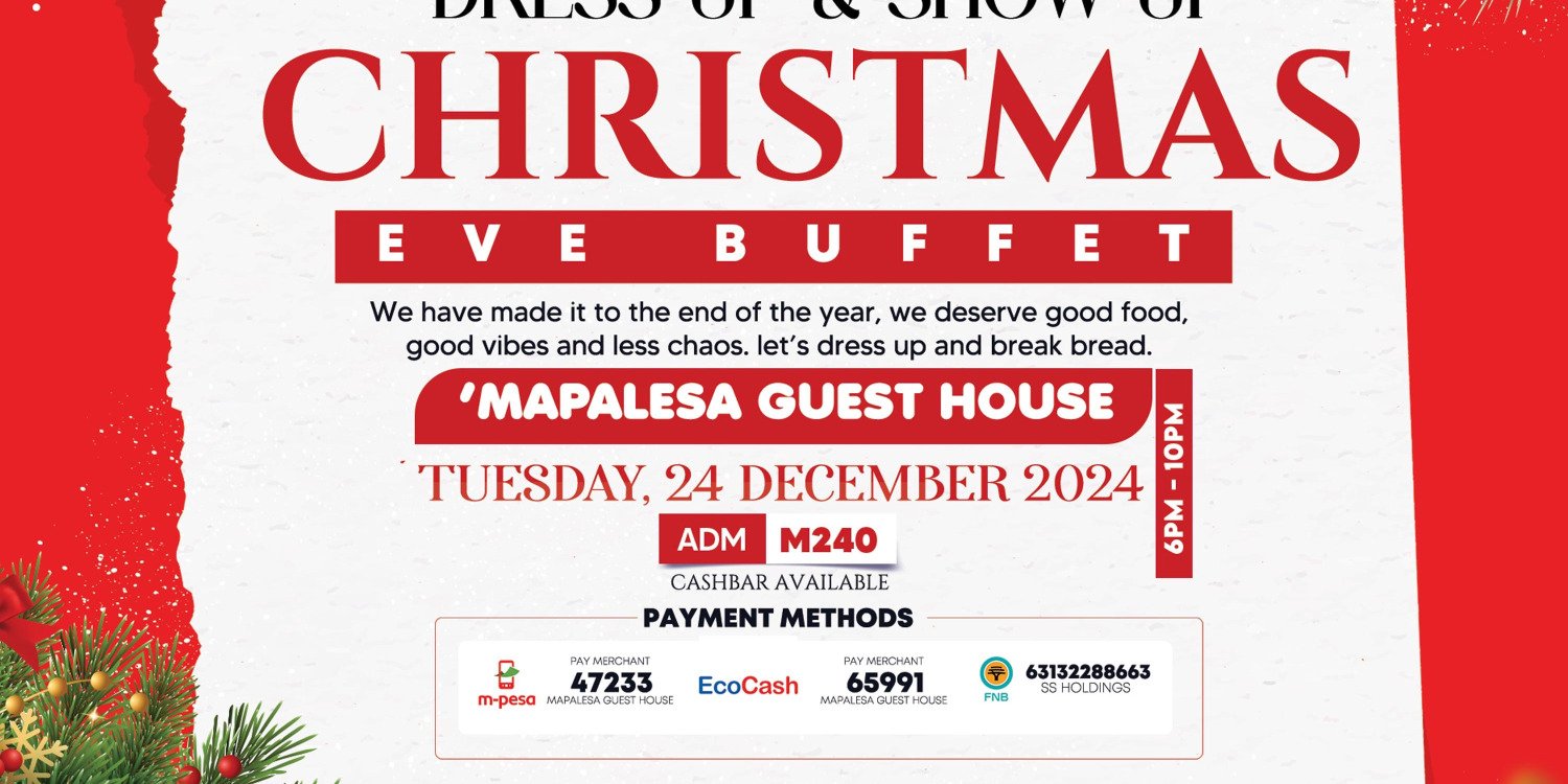 Dress Up & Show Up X-Mas Eve Buffet