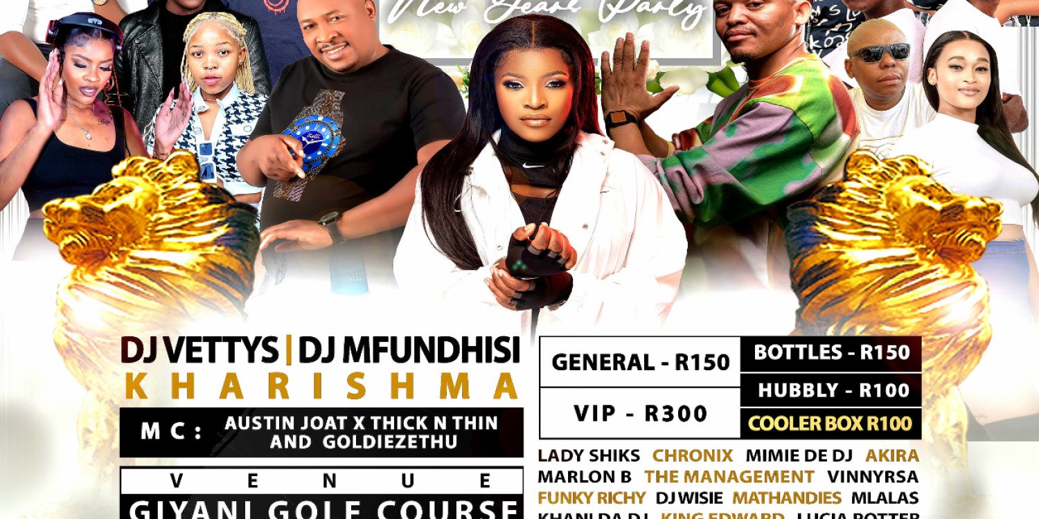 Giyani all white New Year’s Eve party 