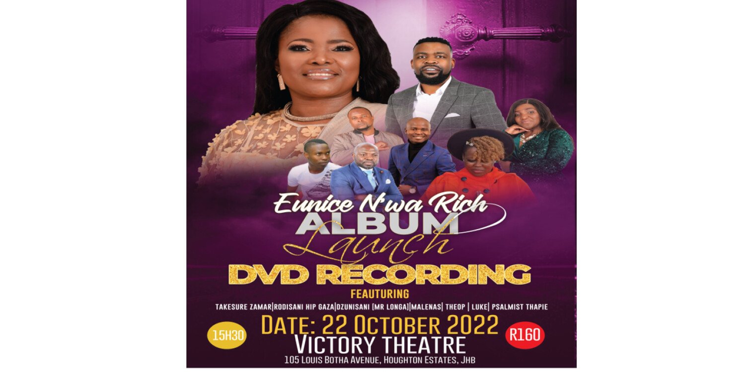 Eunice N'wa Rich Album launch and DVD Recording