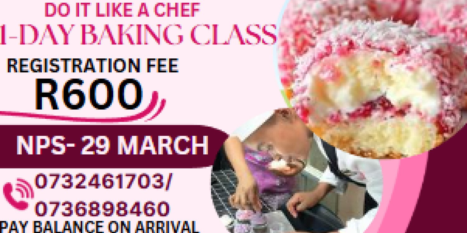BAKING CLASS PORTSHEPSTONE 