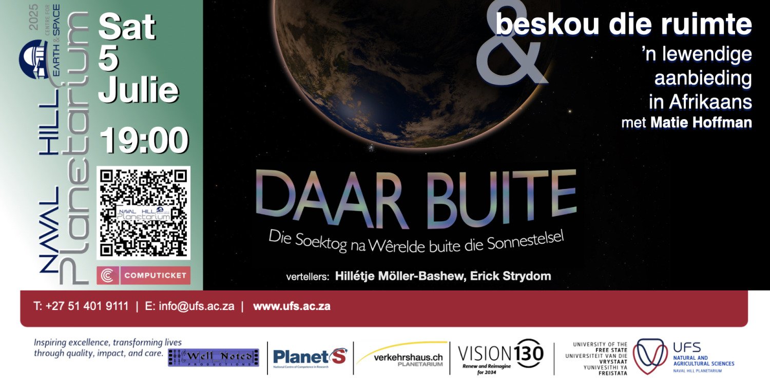 5 Julie 2025: Daar Buite (Afrikaans)