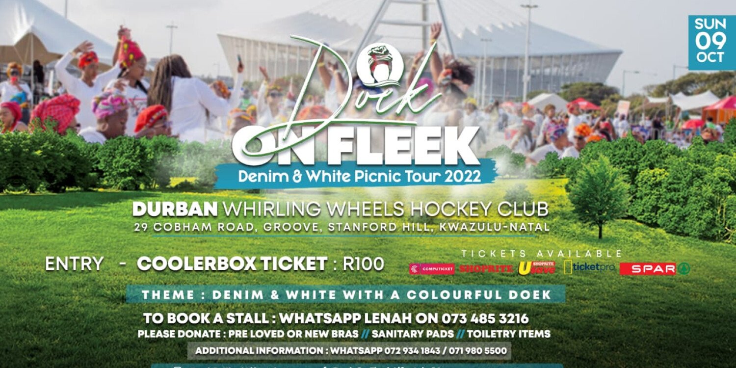 Doek On Fleek Demin & White Picnic Durban Computicket BoxOffice