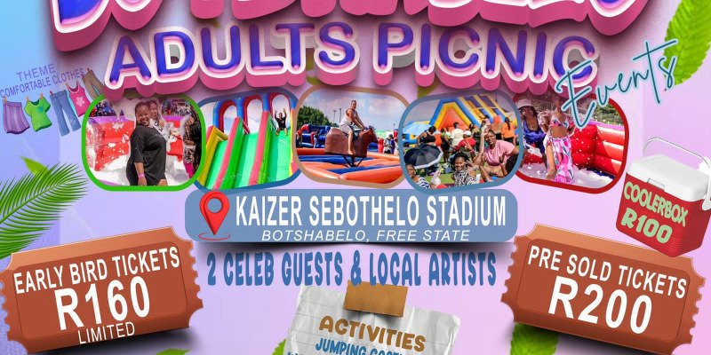 Botshabelo Adults Picnic Friends Discount Packages 