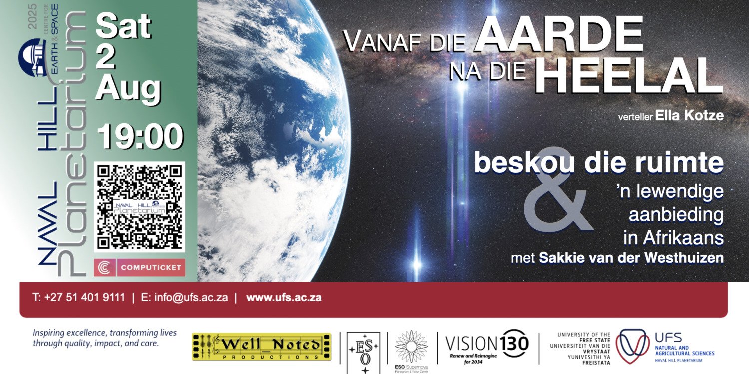 2 Augustus 2025: Vanaf die Aarde na die heelal (Afr)