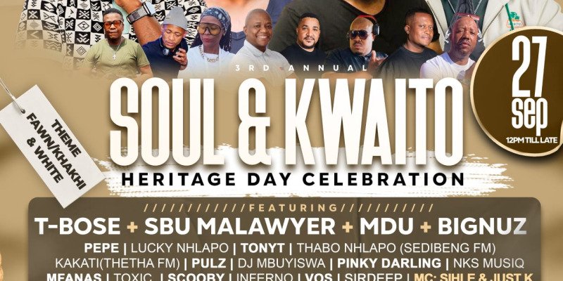SOUL AND KWAITO HERITAGE CELEBRATION 