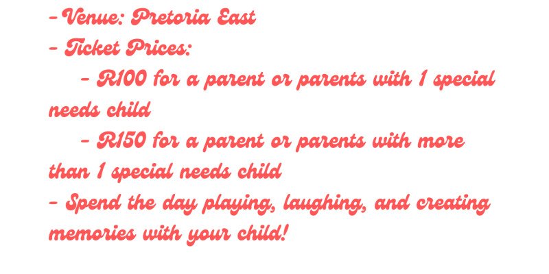 Special Needs kids fun day