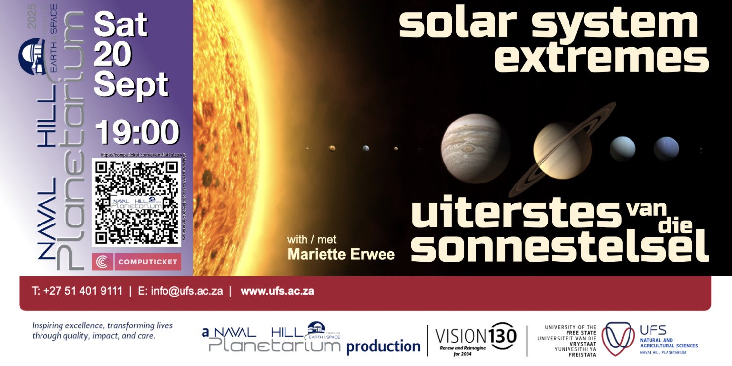 20 September 2025: Solar System Extremes (Eng & Afr)