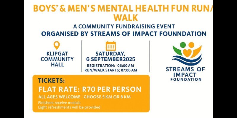 Boys' and Men's Mental Health Fun Run/Walk