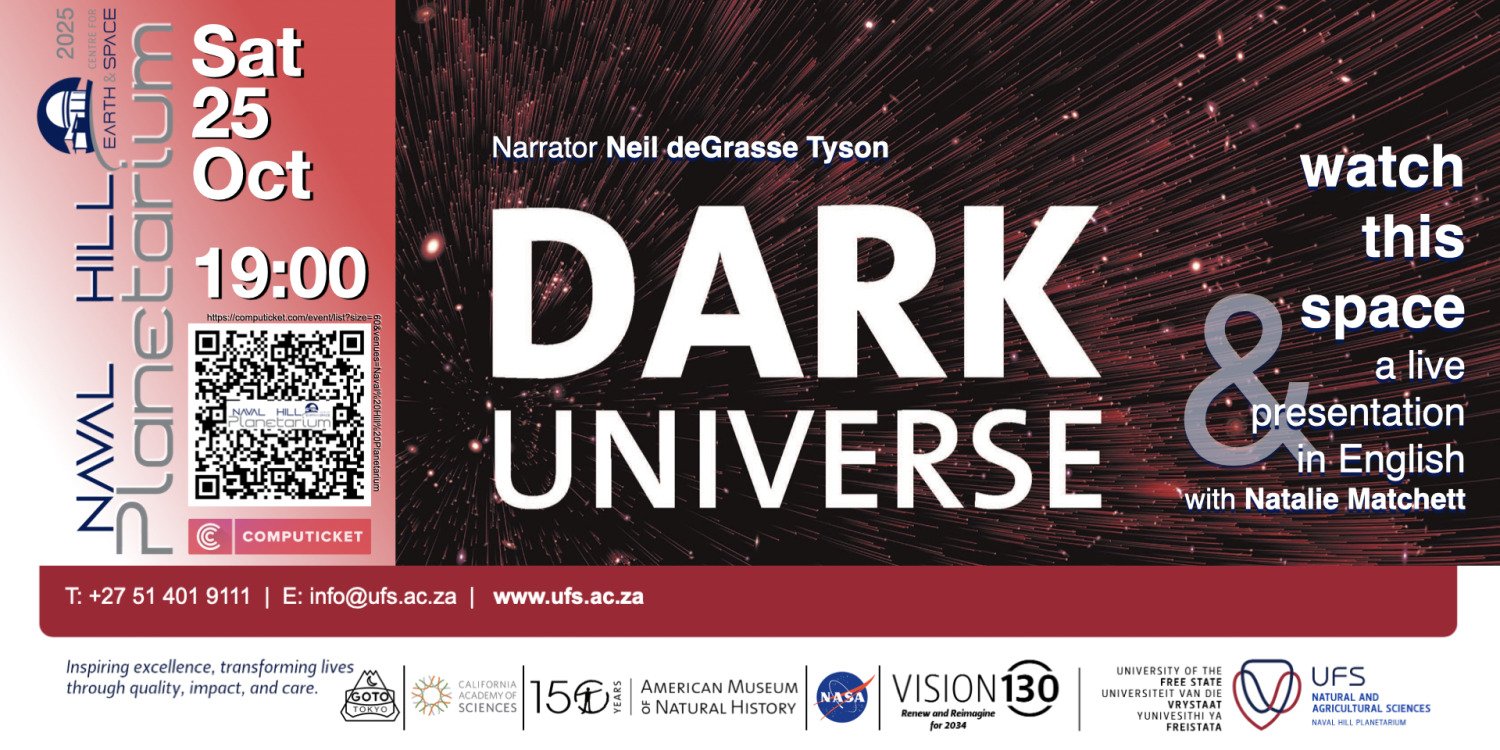 25 October 2025: Dark Universe (Eng)